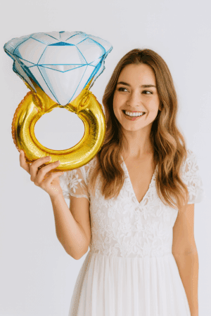 Balão Anel 54x84CM - BR Festa - Imagem 2