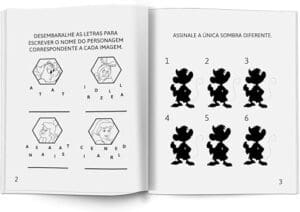 Kit com 4 Mini Livro de Atividade Disney Princes-Culturama - Imagem 2