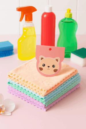 Kit de Pano Microfibra com 5 Peças - Imagem 2