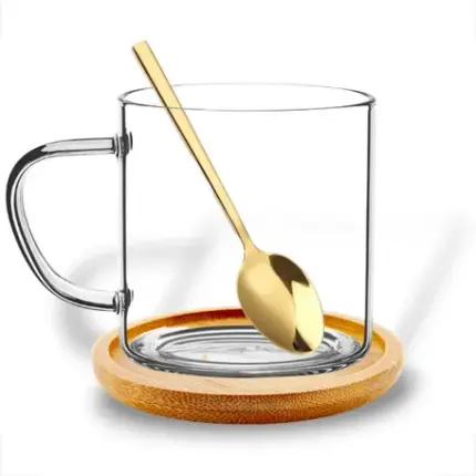 Caneca Com Pires Com Colher 250ML-Cosy