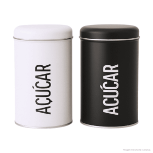 Lata de Metal para Armazenamento 10x15,5cm Sortido 1 Peça - Onyx Trade