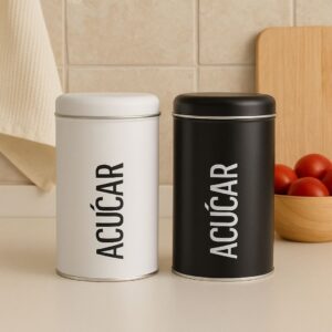 Lata de Metal para Armazenamento 10x15,5cm Sortido 1 Peça - Onyx Trade - Imagem 2