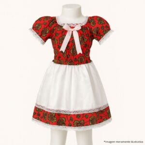 Vestido de Festa Junina Juliana Luxo sem Bermuda Sortido - Bella Festa - Imagem 3