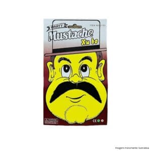 Bigode Temático Adesivo para Festa Junina