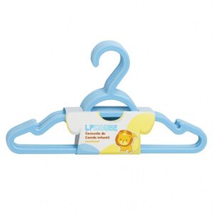 Conjunto com 12 Cabides de Plástico Infantis - LP House