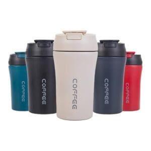 Copo Térmico de Inox com Tampa 420ml Coffee Cor Sortida Ref.: 5729 - Amigold - Imagem 8