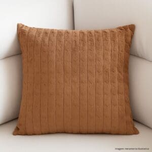 Capa para Almofada de Poliéster Felpudo 45x45cm Ref.: 6011 Cor Sortida - Amigold - Imagem 5