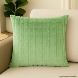 Capa para Almofada de Poliéster Felpudo 45x45cm Ref.: 6011 Cor Sortida - Amigold - Imagem 4