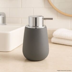 Porta Sabonete Líquido de Plástico para Banheiro 240ml MAD-0987 Cor Sortida - Madô - Imagem 2