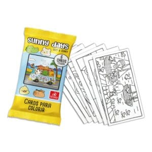 Cards para Colorir 6 Unidades 17x9cm Cozy Time Cozy & Comfy Sortido - Brincadeira de Criança - Imagem 4