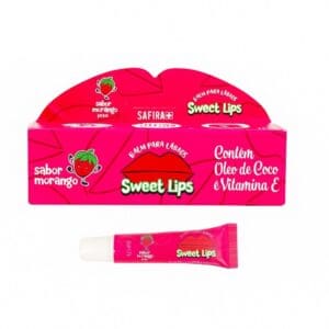 Balm para Lábios Sweet Lips Sabor Morango 10g - Safira