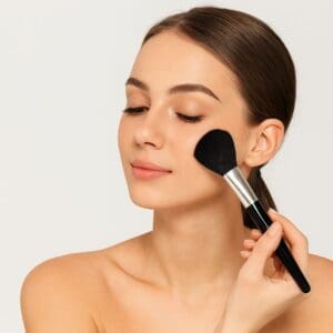 Pincel de Maquiagem em ABS e Nylon 5x17cm 1 Peça - My Girl - Imagem 2