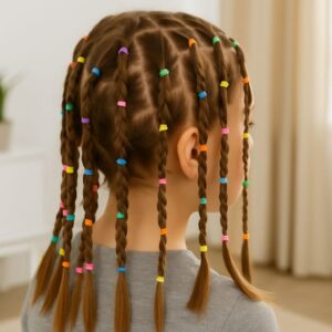 Kit de Elástico de Cabelo de Silicone Colorido Sortido com 200 Peças - Cosy - Imagem 2