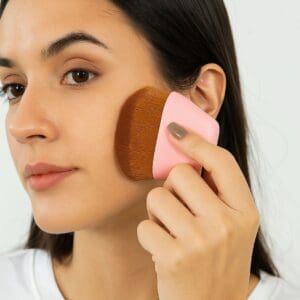 Pincel de Maquiagem em Nylon - Platina - Imagem 2