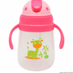 Garrafa de Plástica com Canudo  250ML-Rio Tijucas