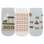 Kit com 3 Pares de Meia Soquete Recém Nascido 13 ao 16 Masculino - Cia da Meia