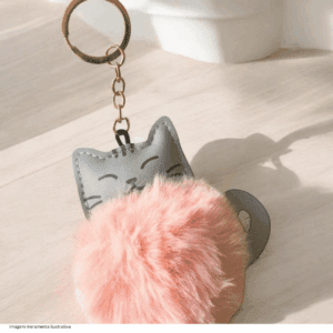 Chaveiro Gatinho Pompom-Sortidos - Imagem 2