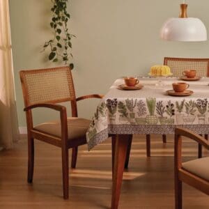 Toalha de Mesa Pop Quadrada 4 Lugares Estampada 1,40x1,40m 1 Peça - Lapper - Imagem 5