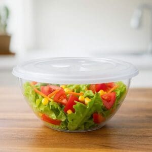 Saladeira de Plástico Transparente com Tampa 3,6L - Plasmont - Imagem 2