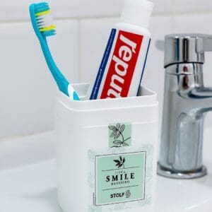 Porta Escova de Dente Smile com Tampa - Stolf - Imagem 3