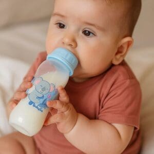 Mamadeira com Bico de Silicone Ortodontico Little Coala 240ml – BabyGo - Imagem 2