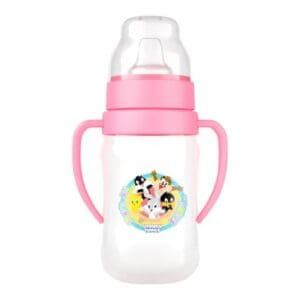 Super Copo para Treinamento com Bico Flexível e Alças Looney Tunes 400ml – BabyGo