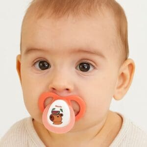 Chupeta Ortodontica Tamanho 1 de 0 a 6 Meses Capivara - Baby Go - Imagem 2