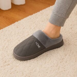 Pantufa/Chinelo Peluciado com Solado de Plástico Adulto Home REF.: RJC4966 Sortido - Elite - Imagem 2