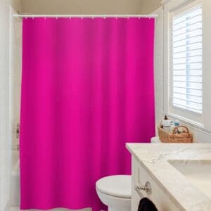 Cortina para Box de Banheiro Lisa de Polietileno 1,35x1,78m Sortido - Plast Leo - Imagem 2