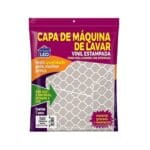 Capa para Maquina de Lavar Roupa em Vinil Estampado Sortido - Plast Leo