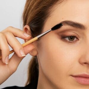 Pincel para Maquiagem com Cerdas Macias Makeup Sortido - Interponte - Imagem 2