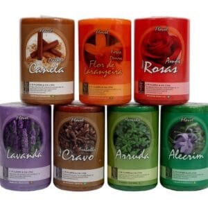 Vela Flovel Perfumada 3 Dias de 7 cm e 125g