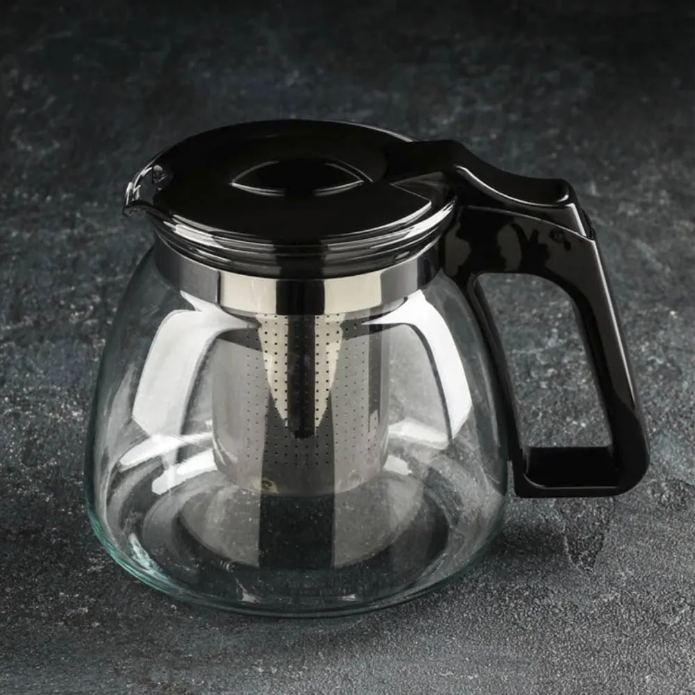 Chaleira de Vidro com Infusor de Aço Inox 900ml - Petrin - Imagem 3