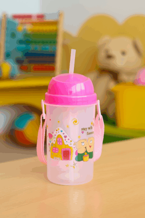 Garrafa Plástico Infantil 400ML-Sortidos - Imagem 2