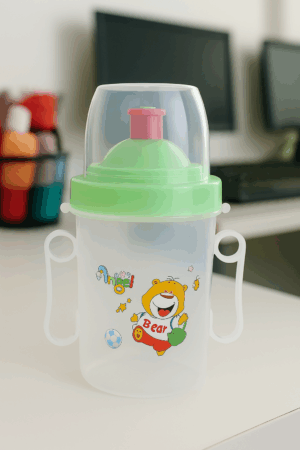 Garrafa Plástico com Tampa Infantil-400Ml - Imagem 2