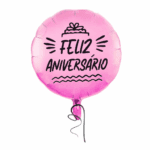 Balão Bola de Feliz Aniversario Animare-18CM