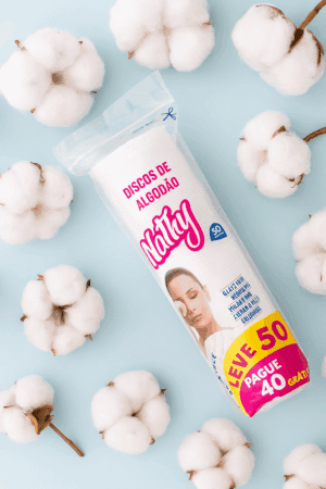 Algodão Dupla Face com 50 Discos - Nathy - Imagem 2