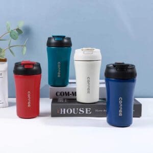 Copo Térmico de Inox com Tampa 420ml Coffee Cor Sortida Ref.: 5729 - Amigold - Imagem 5