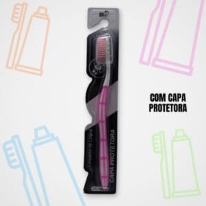 Escova de Dente Média com Capa Protetora DC-1901A 1 Unidade Sortida - Dental Craft - Imagem 3