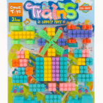 Brinquedo Blocos de Montar Trains Lovely-Toys