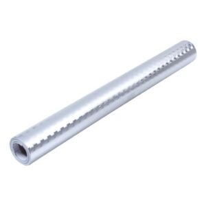 Rolo de Papel de Parede Adesivo 40cmx5m de PVC + Cola Hidrossol Prata Metalizado – Casíta