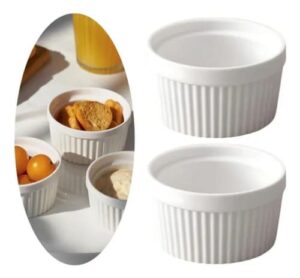Ramekim Branco de Cerâmica 100ML-Mimo Style - Imagem 2