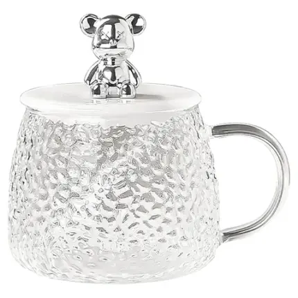 Caneca de Vidro Formato Urso Lanty-Kehome