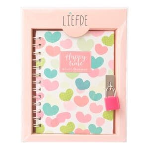 Diário de Papel com Chave e Cadeado com 45 Folhas Lief De Sortido - Inter Paper - Imagem 3