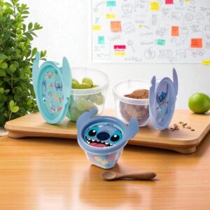 Kit com 3 Potes 130/240/430ml Conect Red Stitch - Plasútil - Imagem 2