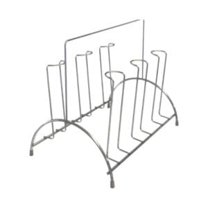 Porta Copos de Mesa de Aço para 6 Copos 23,3x13,3x19cm Linha Cozinha - Stolf