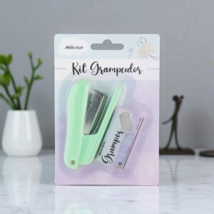 Kit Grampeador com Grampos de Plástico 4cm-Amigold - Imagem 2