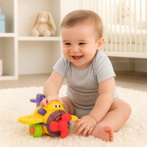 Brinquedo em Plástico Avião com Luz e Som-Toys - Imagem 2