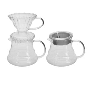 Jogo Passador de Café e Jarra Borossilicato de Vidro 500ml - Mimo Style - Imagem 3