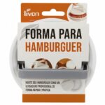 Forma para Hamburguer de Plástico 13x5cm-Livon